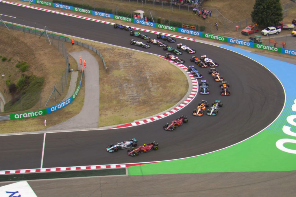 Formel 1 Ungarn GP Start 2022
