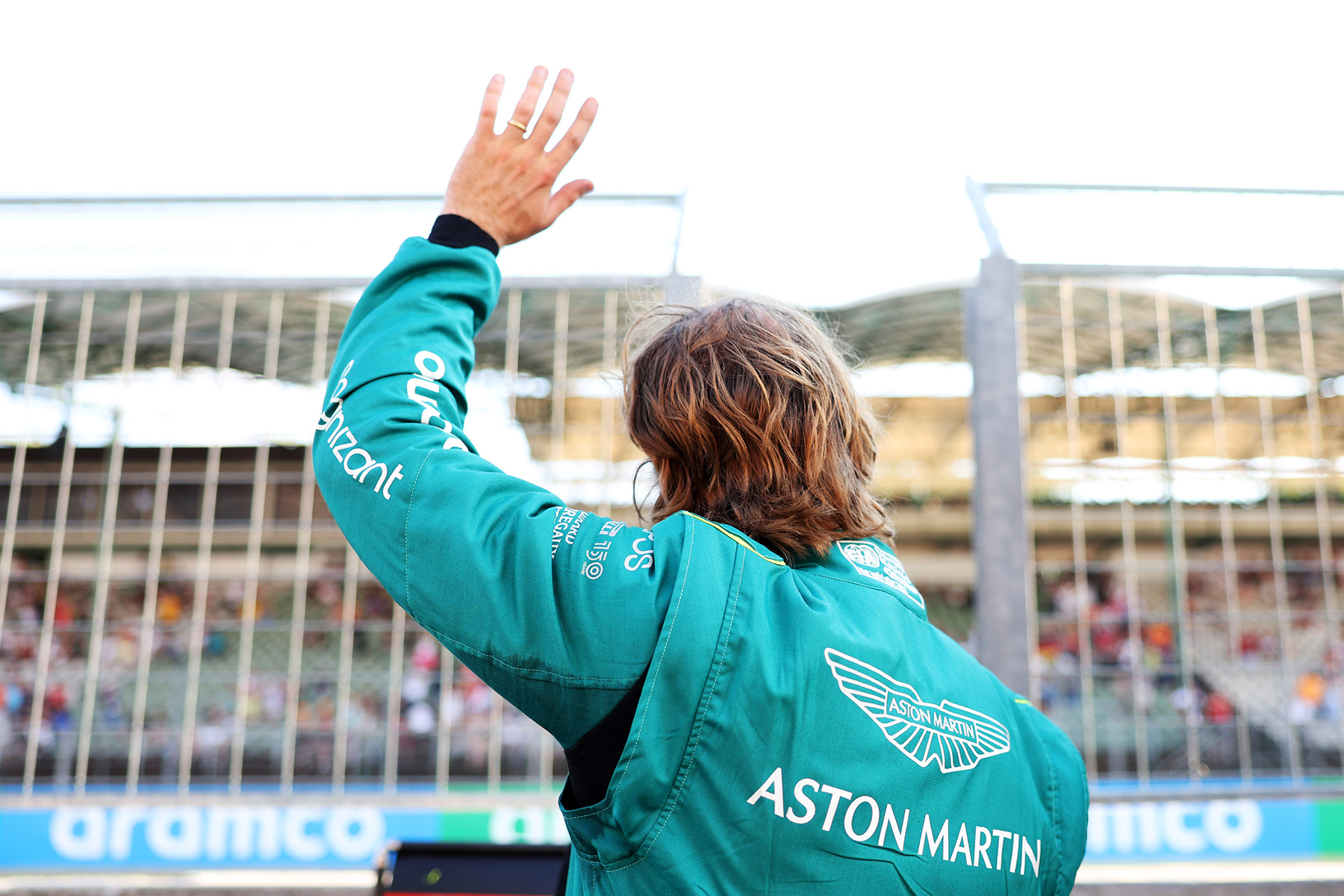 Formel 1 Vettel Aston Martin Ungarn FP1