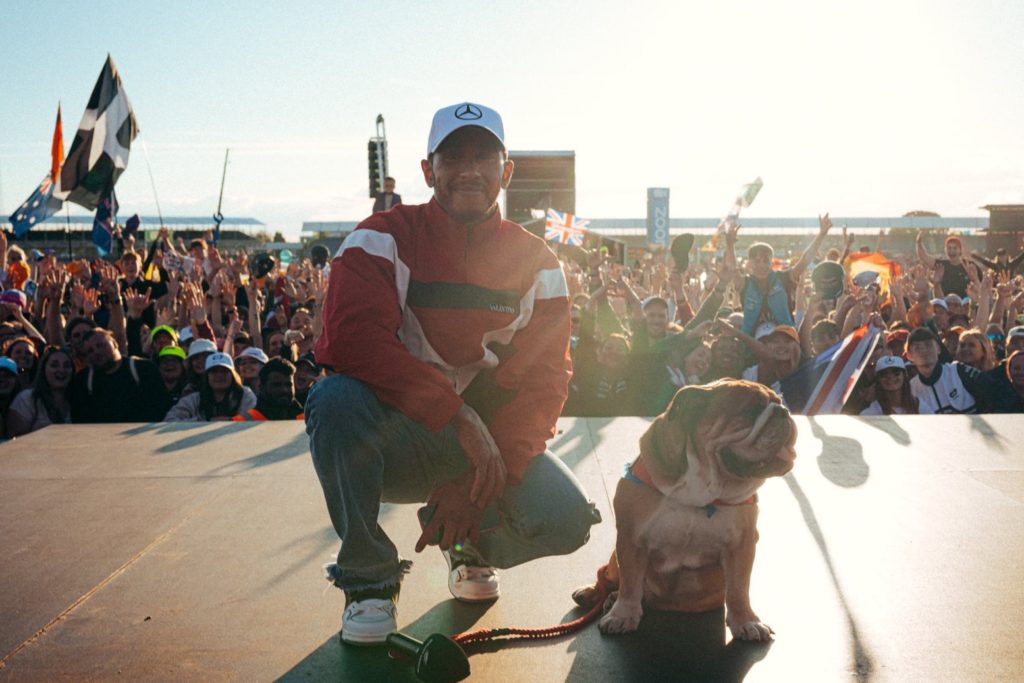 Formel 1 Lewis Hamilton Roscoe Mercedes Silverstone Großbritannien GP 2022