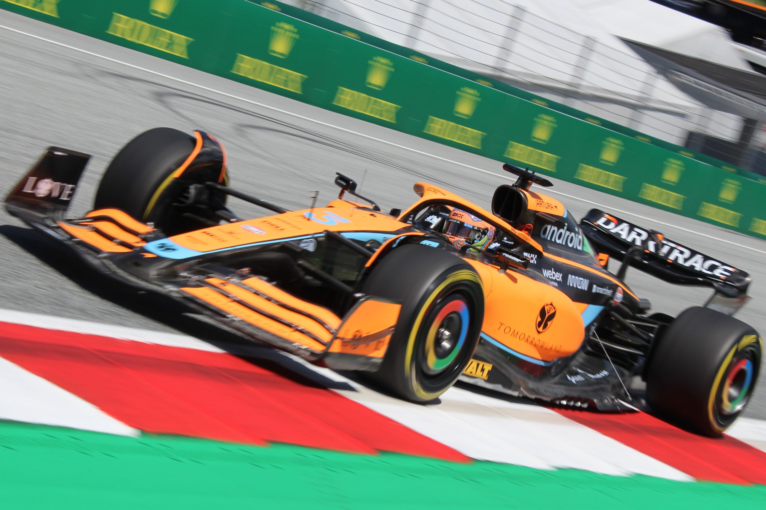 Formel 1 Daniel Ricciardo McLaren Österreich GP 2022 Spielberg