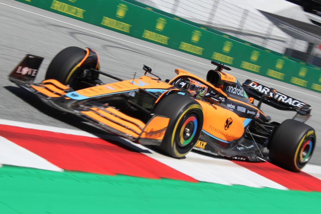 Formel 1 Daniel Ricciardo McLaren Österreich GP 2022 Spielberg