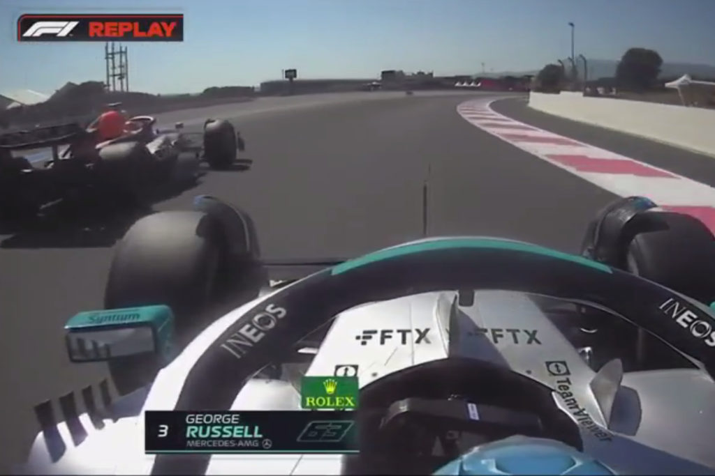 Formel 1 Sergio Perez George Russell Red Bull Mercedes Frankreich GP 2022