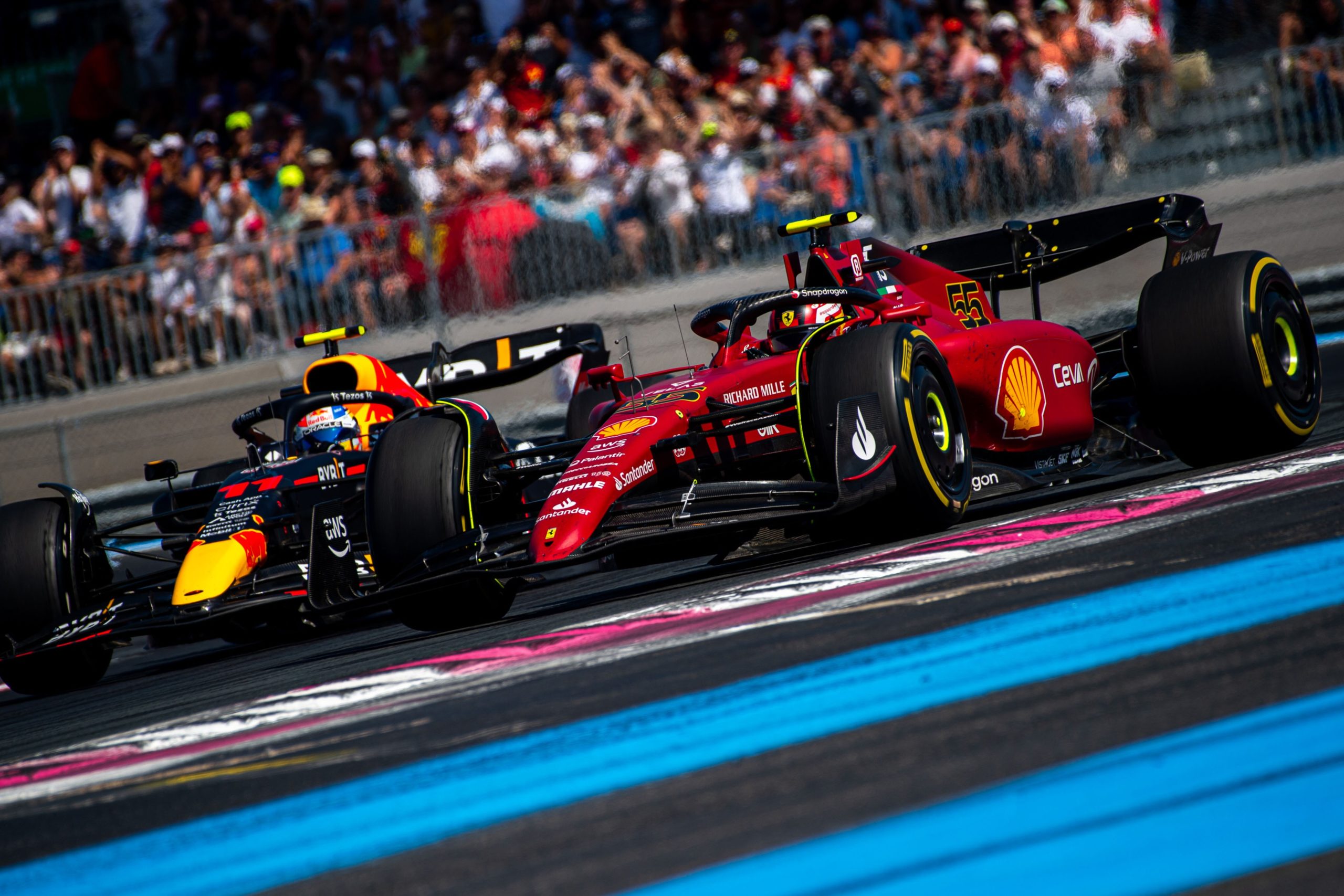 Formel 1 Carlos Sainz Ferrari Frankreich GP 2022