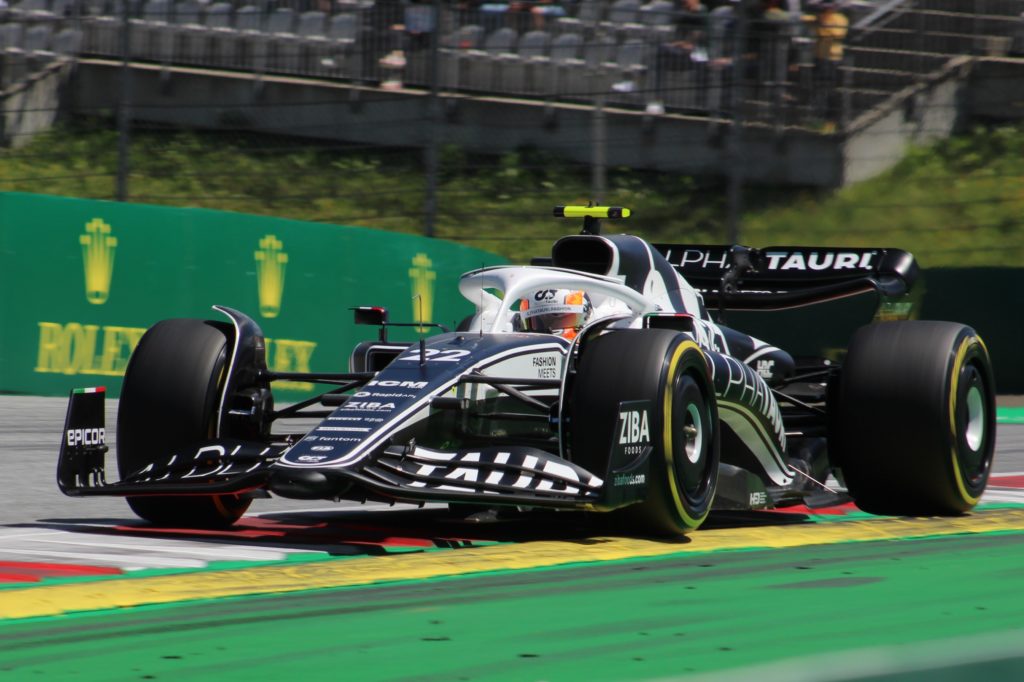 Formel 1 Yuki Tsunoda AlphaTauri Österreich GP 2022 Spielberg