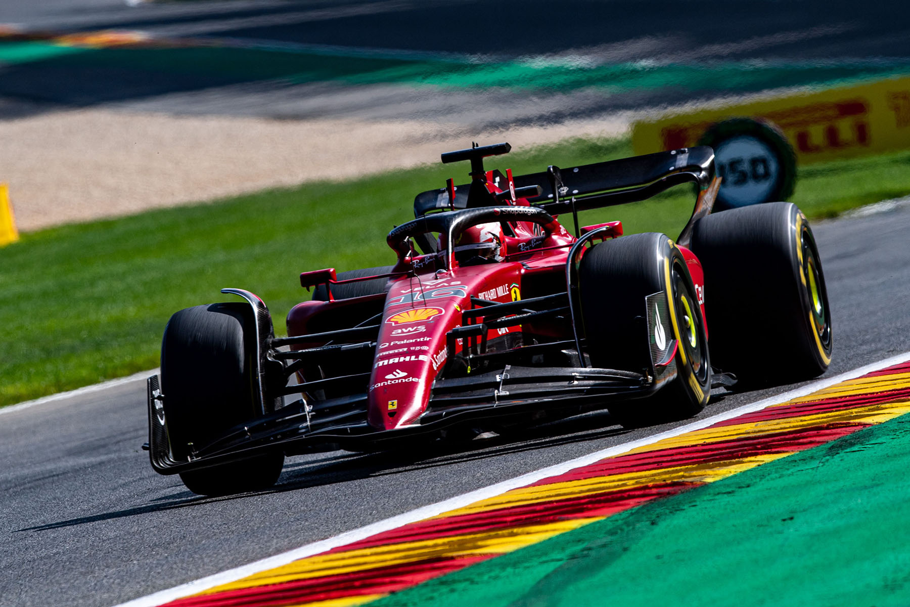 Formel 1 Leclerc Ferrari Spa 2022