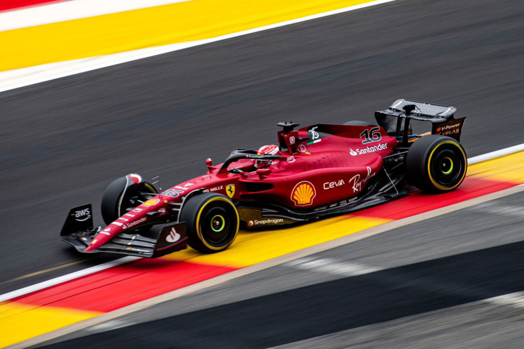 Formel 1 Leclerc Ferrari Spa 2022