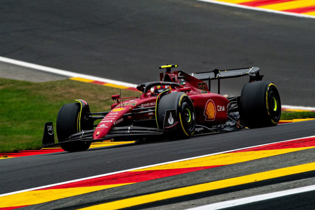 Formel 1 Sainz Ferrari Spa 2022