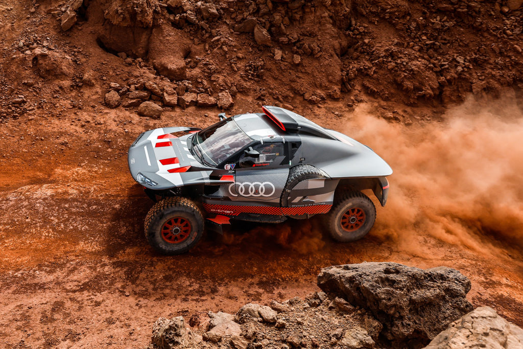Audi Rally Dakar Test in Marokko 2022