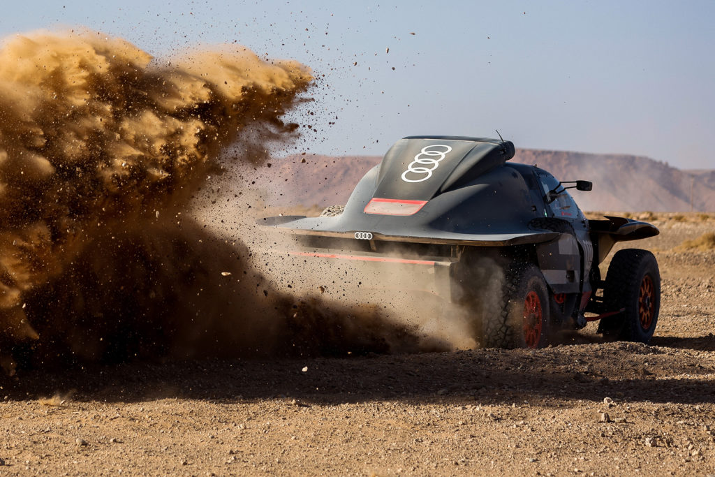 Audi Rally Dakar Test in Marokko 2022