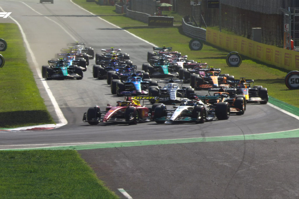 Formel 1 Italien Grand Prix Monza Start 2022