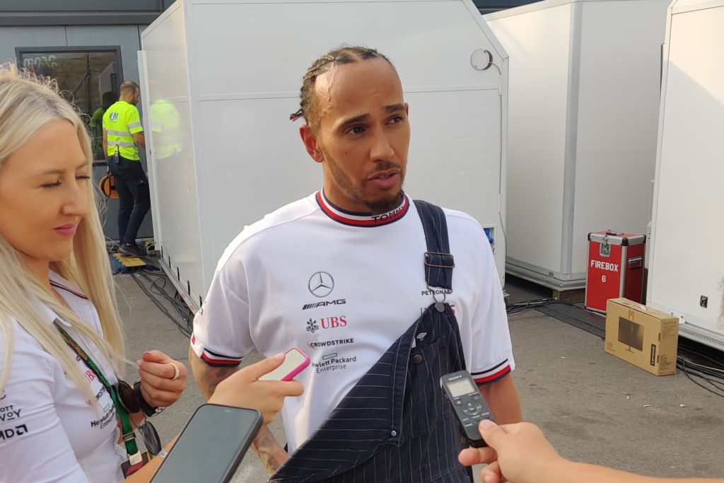 Formel 1 Lewis Hamilton Mercedes Zandvoort Niederlande GP 2022