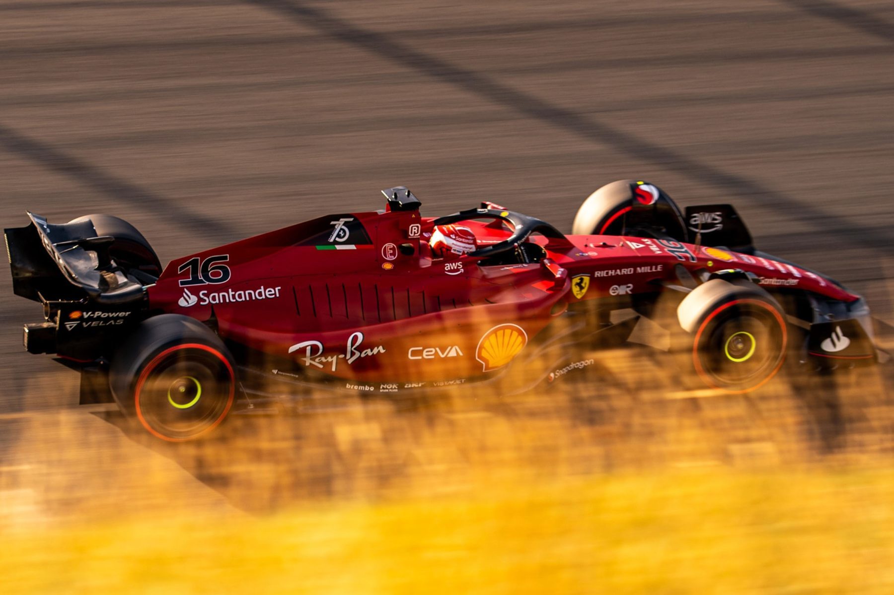 Formel 1 Charles Leclerc Ferrari Monza ItalienGP 2022