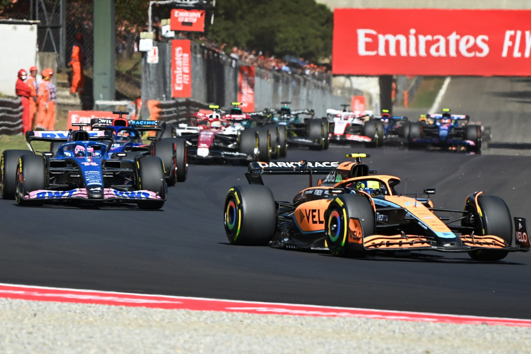 Formel 1 Lando Norris Fernando Alonso McLaren Alpine Monza Italien GP 2022