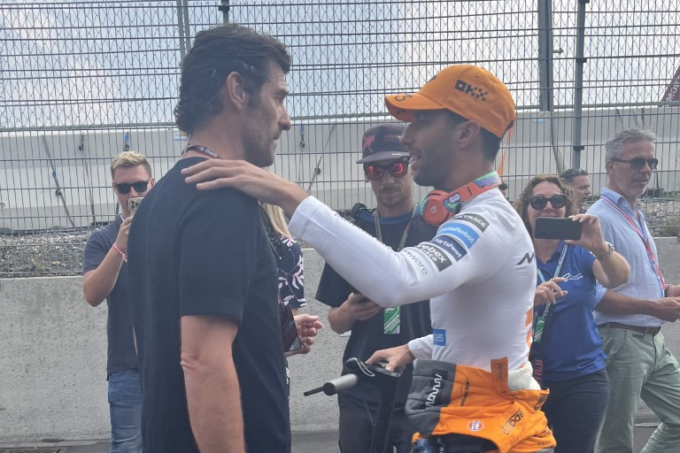 Formel 1 Daniel Ricciardo Mark Webber McLaren Exklusiv Zandvoort Niederlande GP 2022