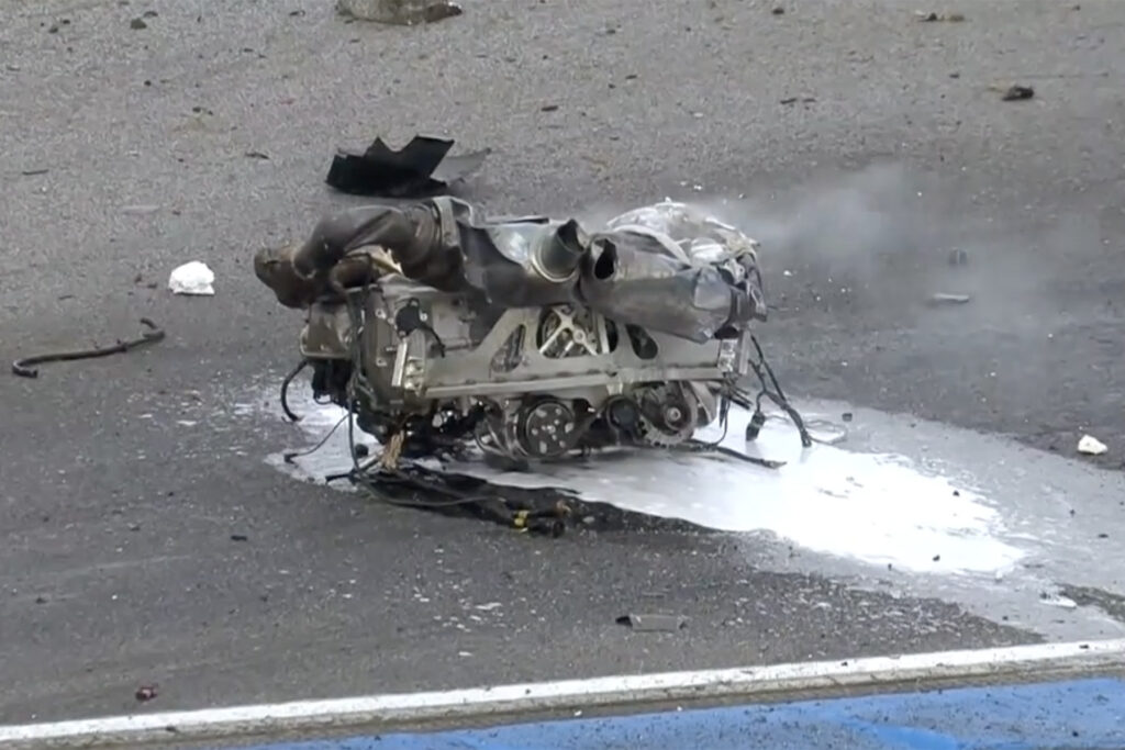 DTM Crash Hockenheim Finale 2022