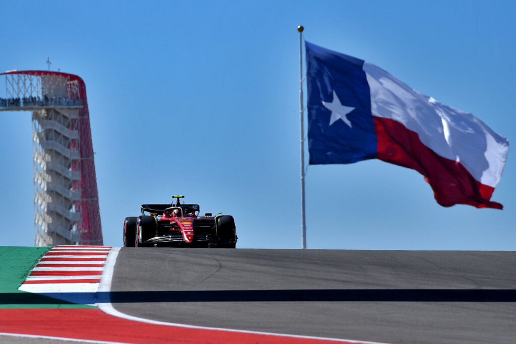 Formel 1 Carlos Sainz Ferrari Austin FP1 2022
