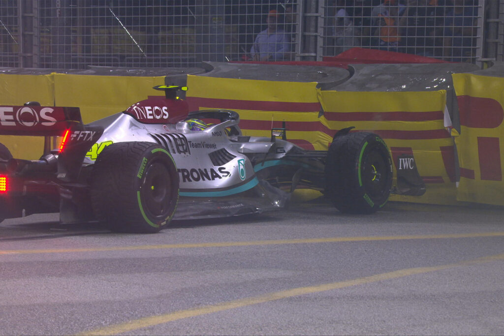 Formel 1 Lewis Hamilton Mercedes Singapur 2022