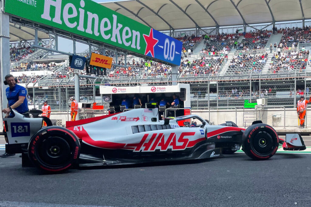 Formel 1 Mick Schumacher Haas Mexiko 2022 FP1