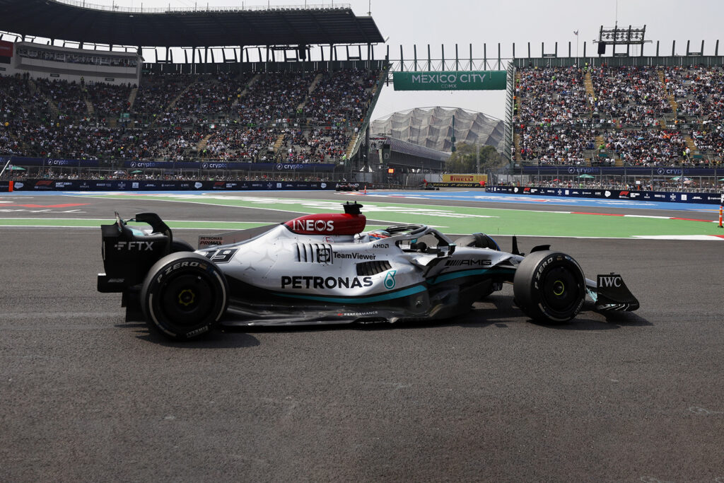 Formel 1 George Russell Mercedes Mexiko 2022