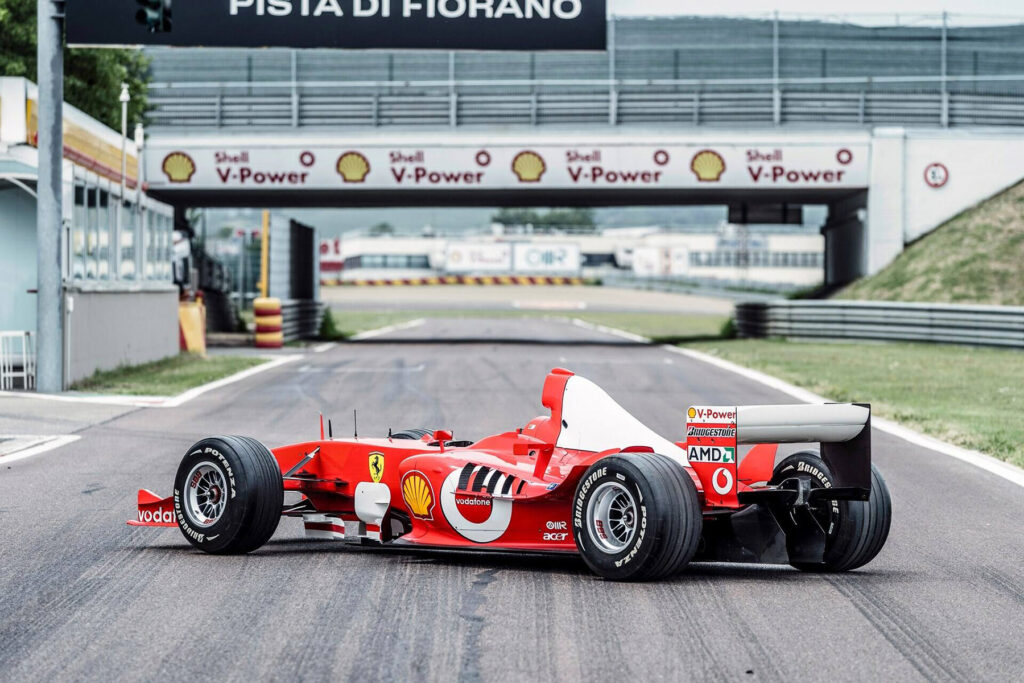 Formel 1 Michael Schumachers Ferrari F2003 GA Nummer 229. Credit: RM Sotheby's