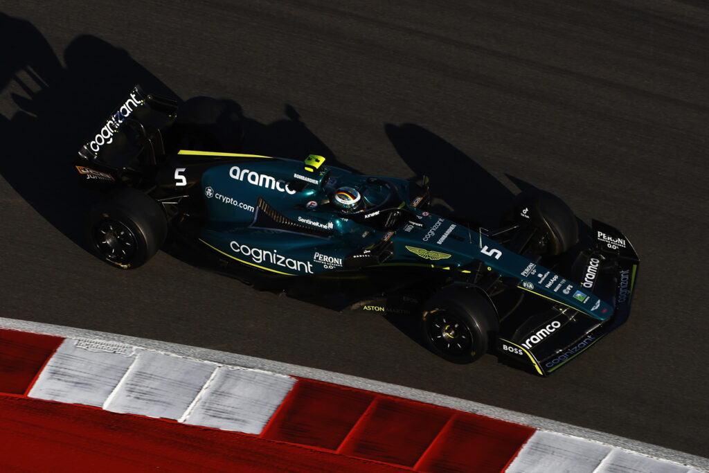 Formel 1 Sebastian Vettel Aston Martin Austin 2022
