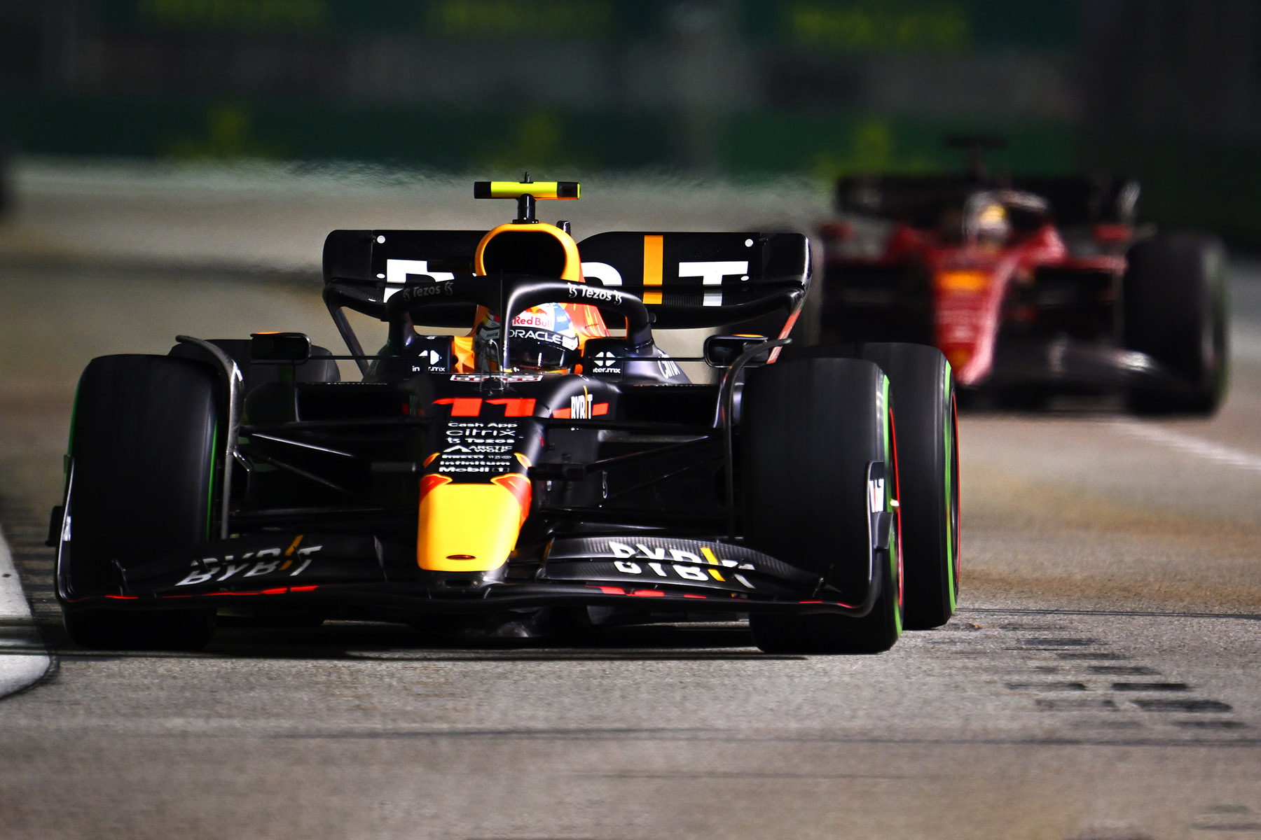 Formel 1 Sergio Perez Red Bull Singapur 2022