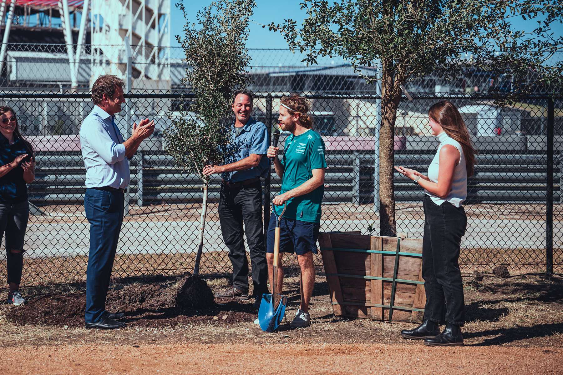 Formel 1 Vettel Wald Austin 2022