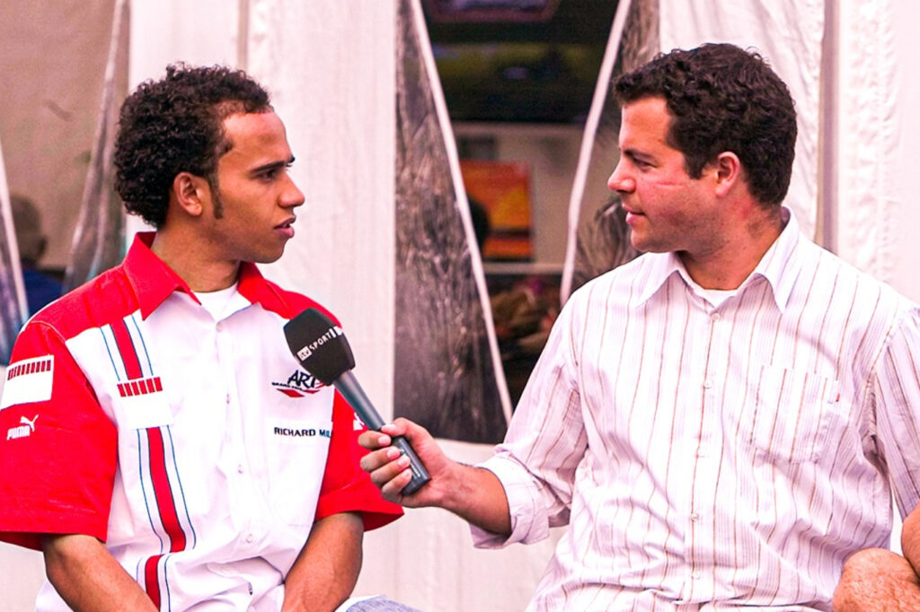 Formel 1 Lewis Hamilton Ted Kravitz Sky 2006 GP2