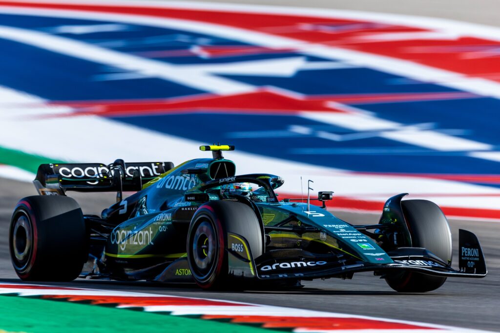 Formel 1 Sebastian Vettel Aston Martin Austin USA 2022