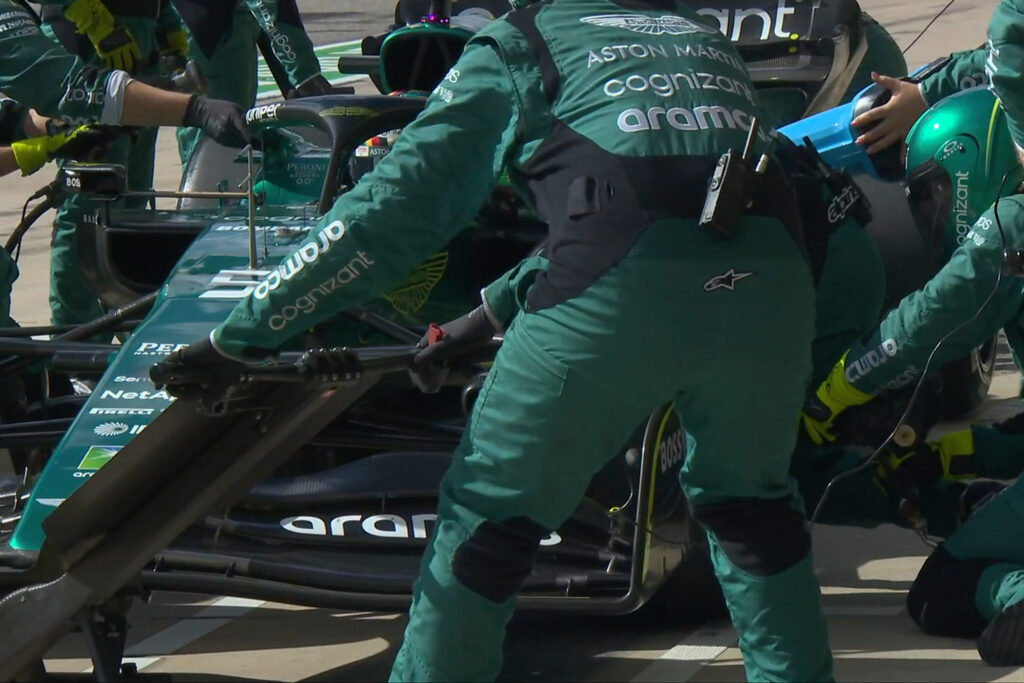 Formel 1 Sebastian Vettel Aston Martin Austin USA 2022