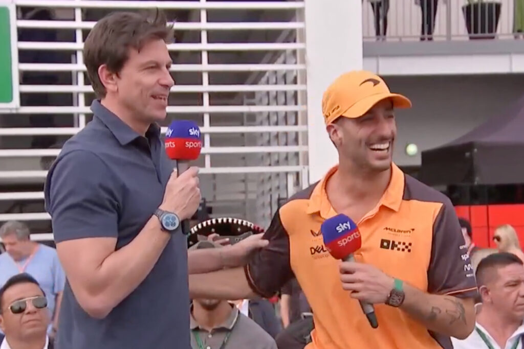 Formel 1 Toto Wolff Daniel Ricciardo Mercedes McLaren Mexiko GP 2022