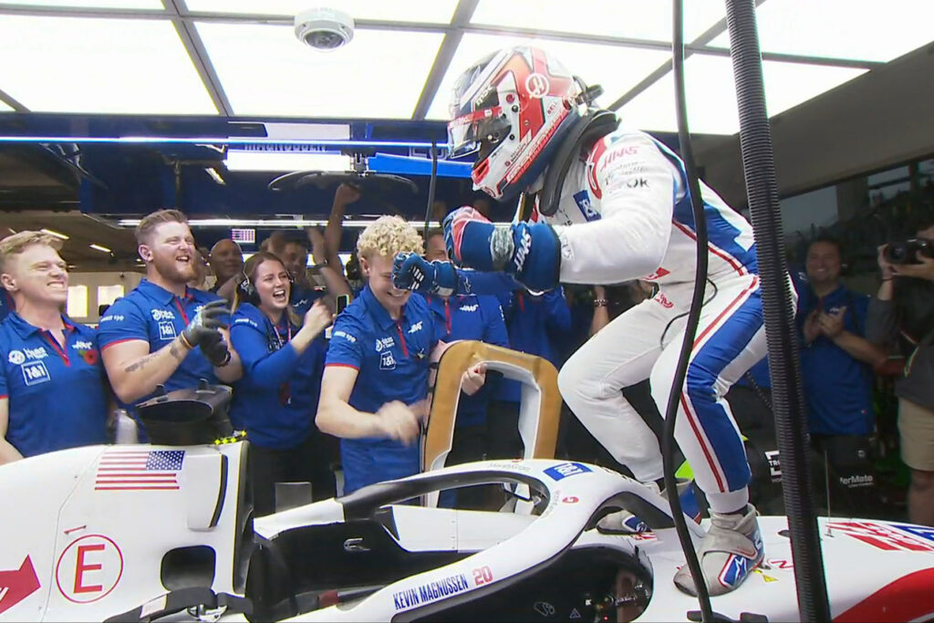 Formel 1 Kevin Magnussen Haas Pole Brasilien 2022