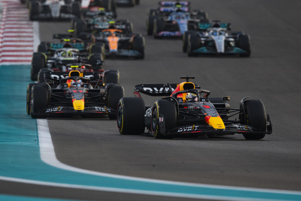 Sergio Perez und Max Verstappen. Credit: Red Bull Content Pool