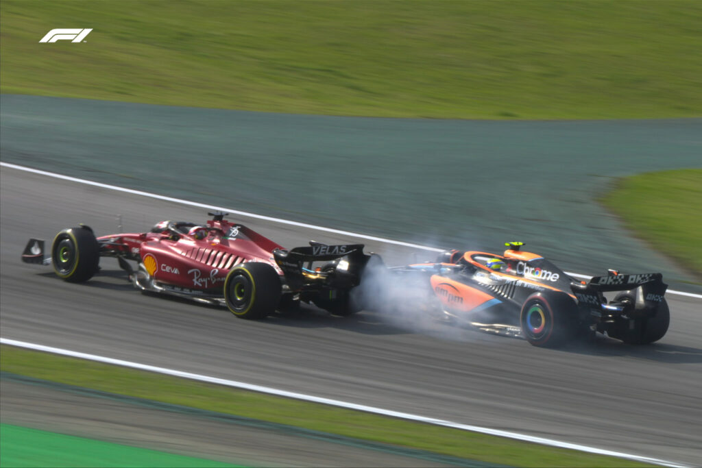 Formel 1 Norris Leclerc Brasilien 2022