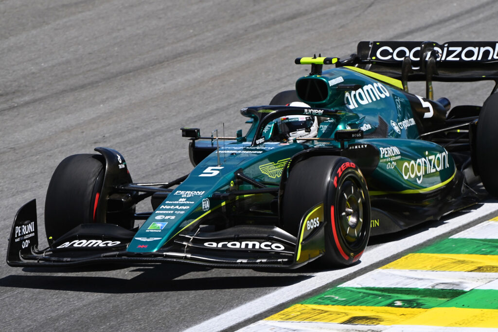Formel 1 Sebastian Vettel Aston Martin Brasilien 2022