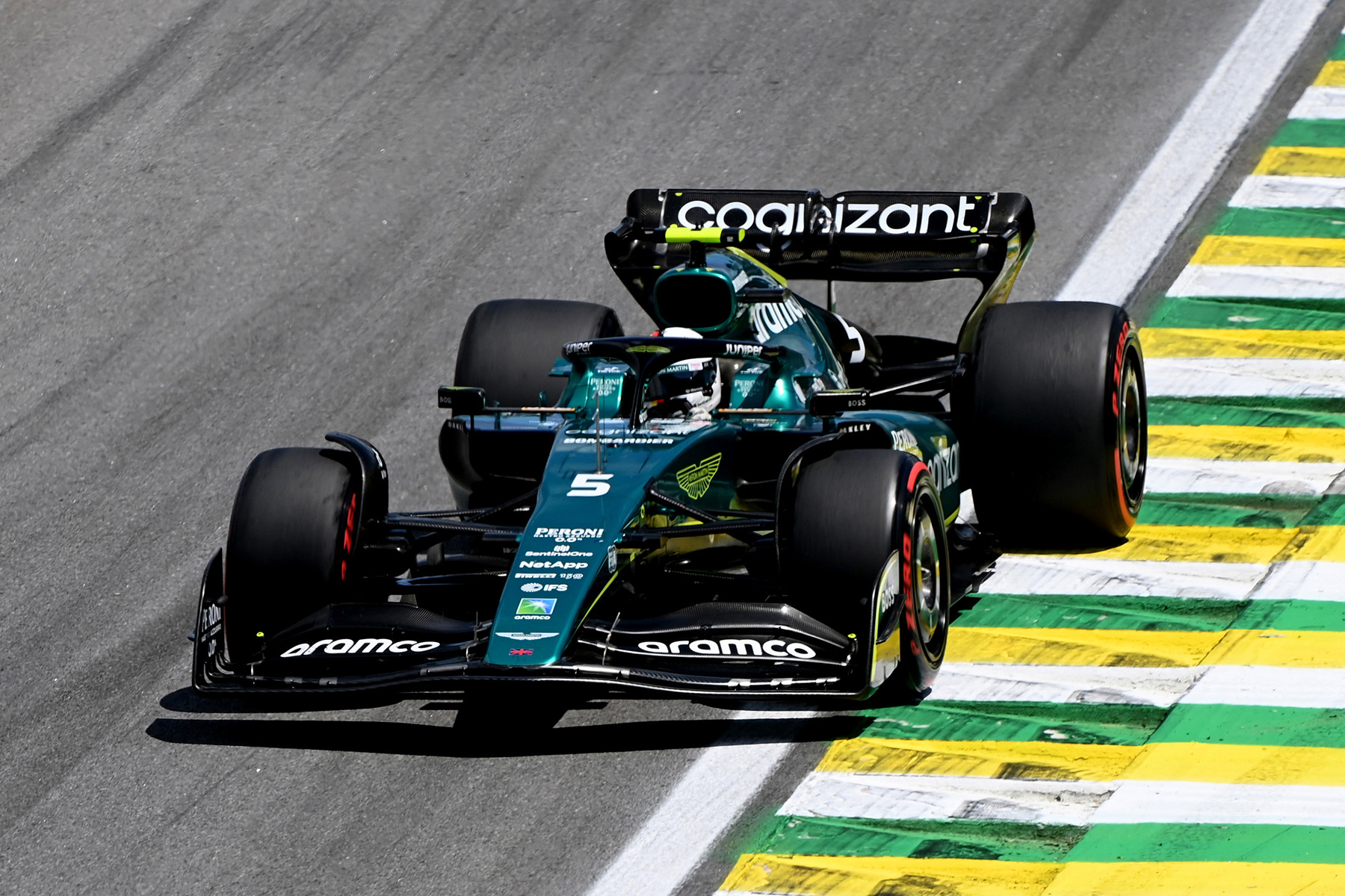 Formel 1 Sebastian Vettel Aston Martin Brasilien 2022