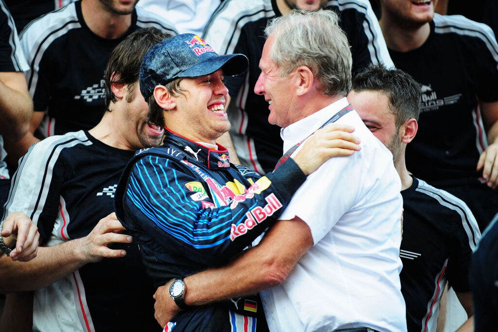 Formel 1 Sebastian Vettel Dr. Helmut Marko Red Bull