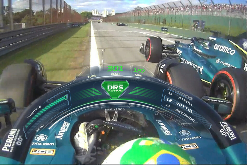 Formel 1 Vettel Stroll Aston Martin Brasilien Sprint 2022