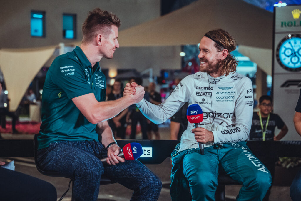 Formel 1 Nico Hülkenberg Sebastian Vettel Abu Dhabi 2022