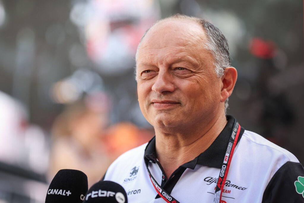 Formel 1 Frédéric Vasseur. Credit: Alfa Romeo