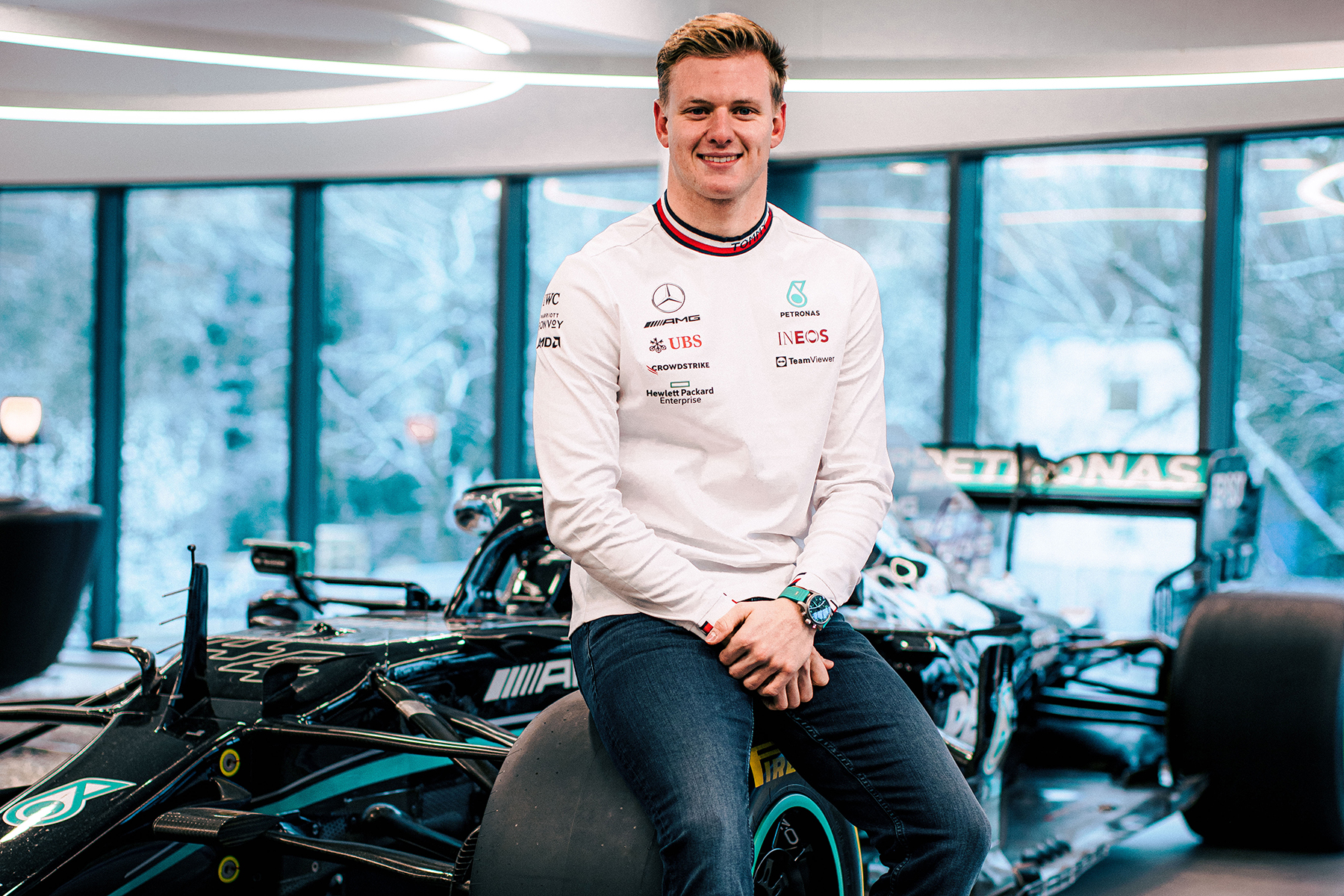 Formel 1 Mick Schumacher Mercedes Reserve Fahrer 2023