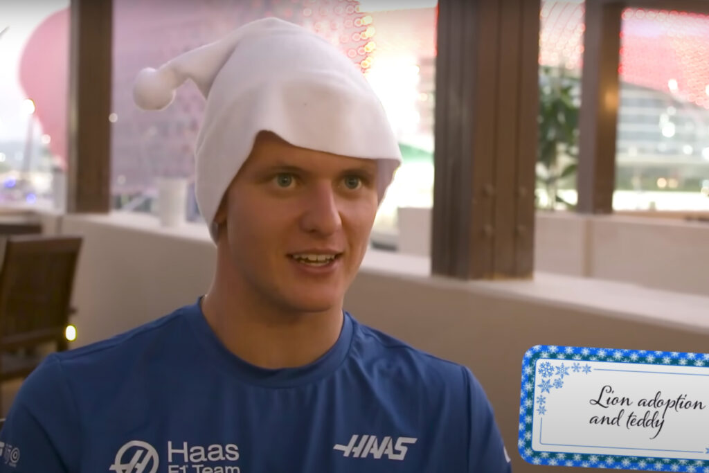 Formel 1 Mick Schumacher Haas Weihnachten Wichteln 2022