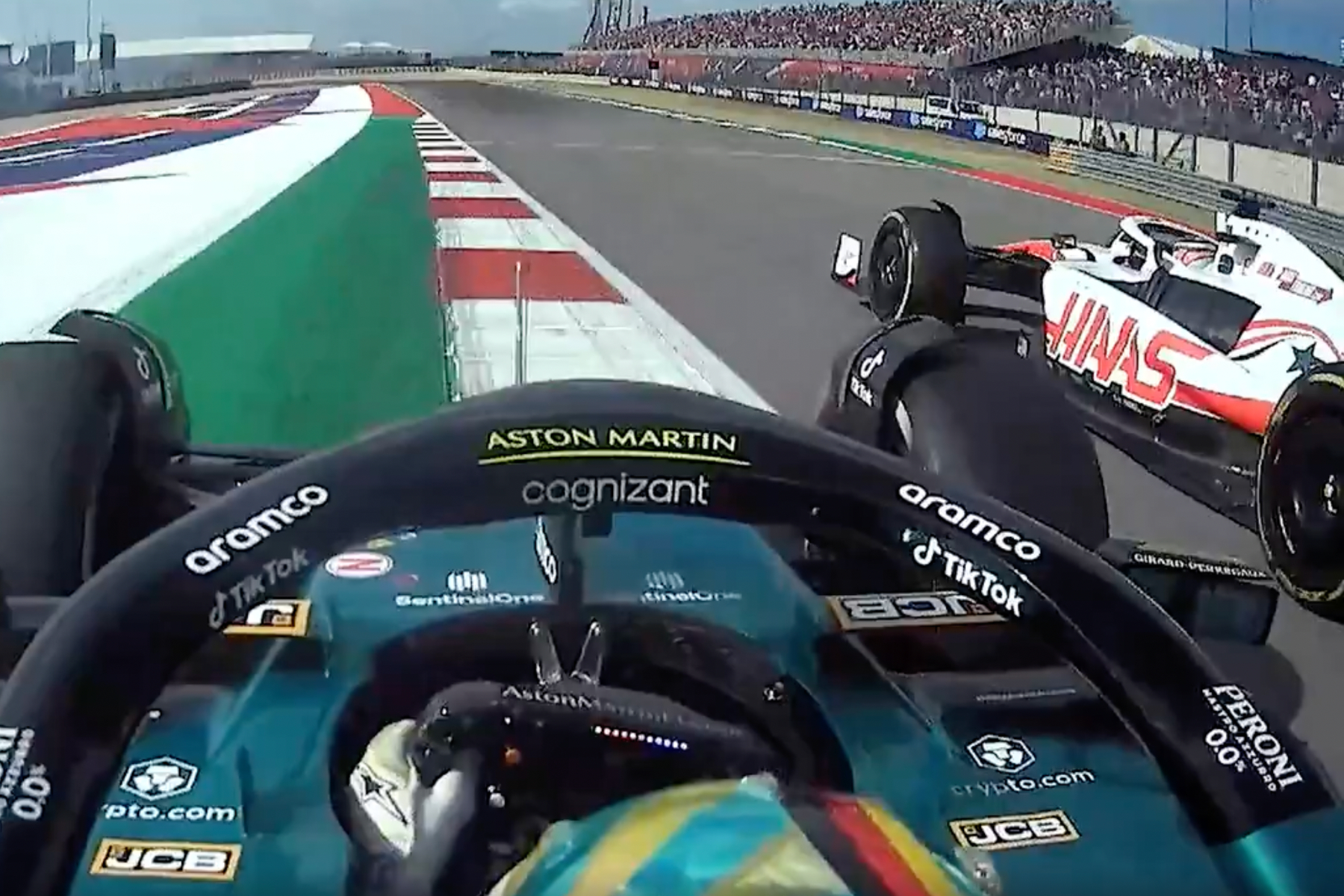 Formel 1 Sebastian Vettel Kevin Magnussen Aston Martin Haas Austin USA GP 2022