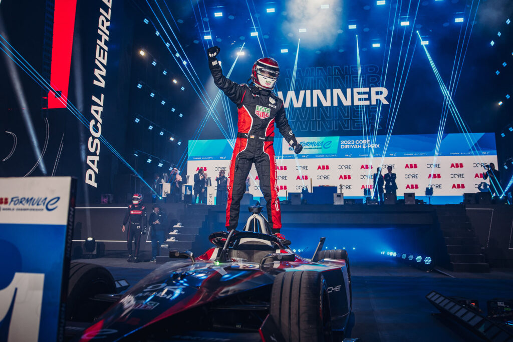 Formel E Porsche Wehrlein Sieg Saudi Arabien 2023
