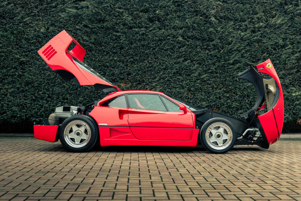 Ferrari F40. Credit: tomhartleyjnr.com