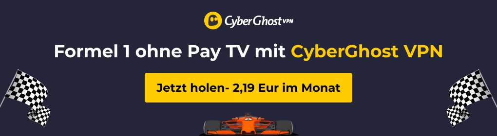 Formel 1 VPN Cyber Ghost