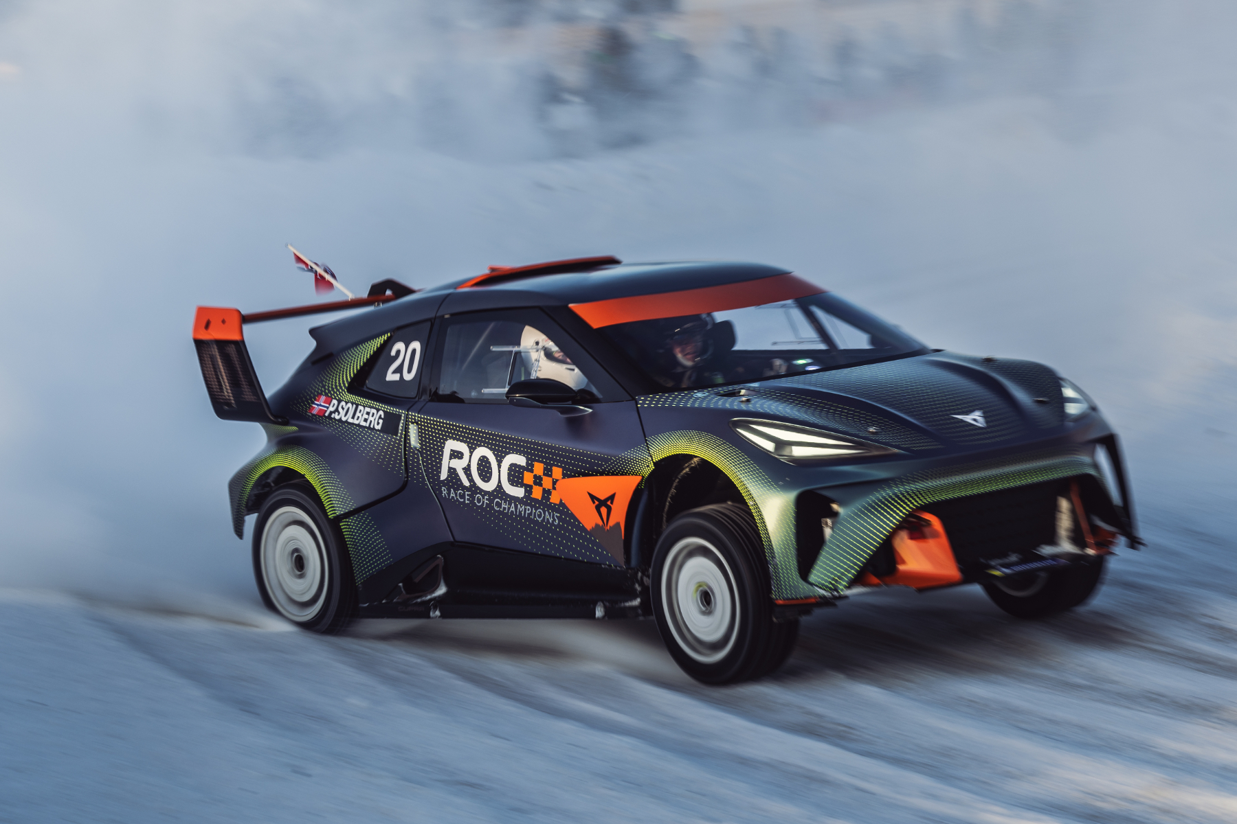 Cupra UrbanRebel Petter Solberg Mitfahrt Race of Champions 2023