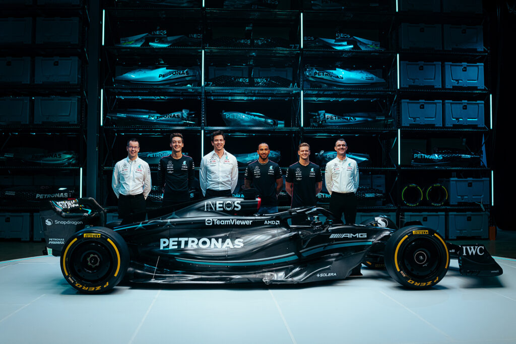 Formel 1 Mercedes W14 neues Auto 2023