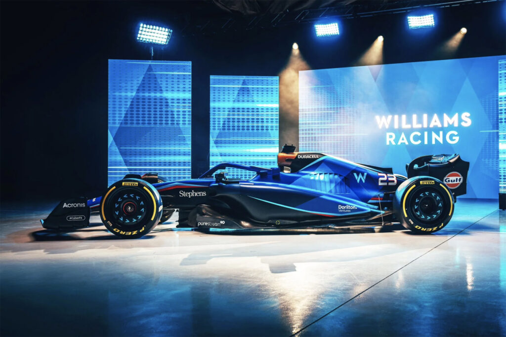 Formel 1 2023 Präsentationen Williams FW45. Credit: Williams