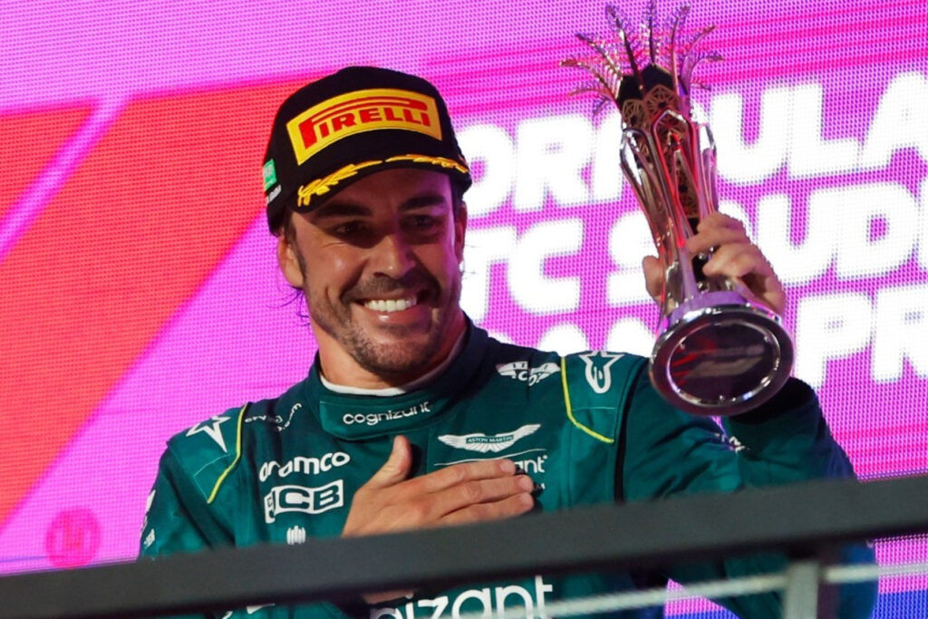 Formel 1 Fernando Alonso Aston Martin 2023 Saudi Arabien GP FIA